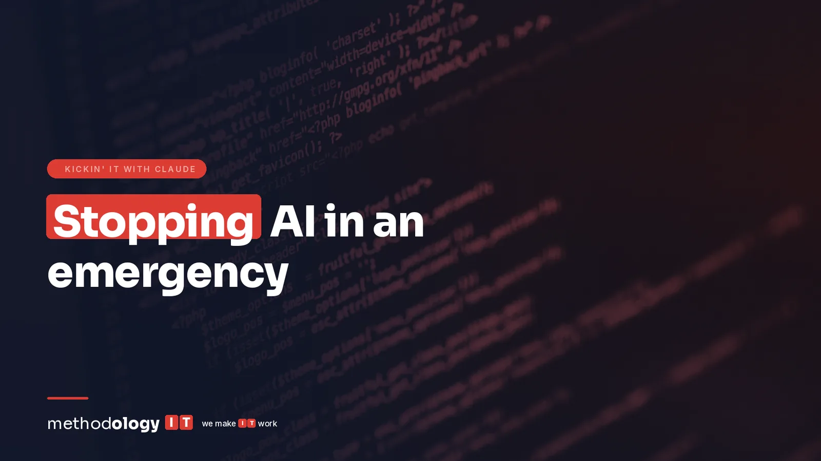 How to Shut Down AI in an Emergency and Why Most Businesses Can’t